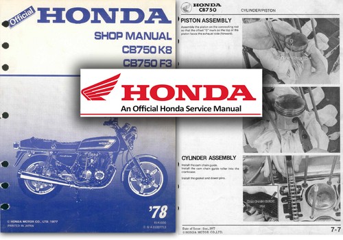 Honda cb750 service workshop - honda,